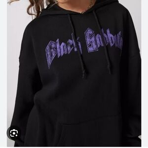 Urban Outtfitters Black Sabbath Black Hoodie Sweatshirt Small